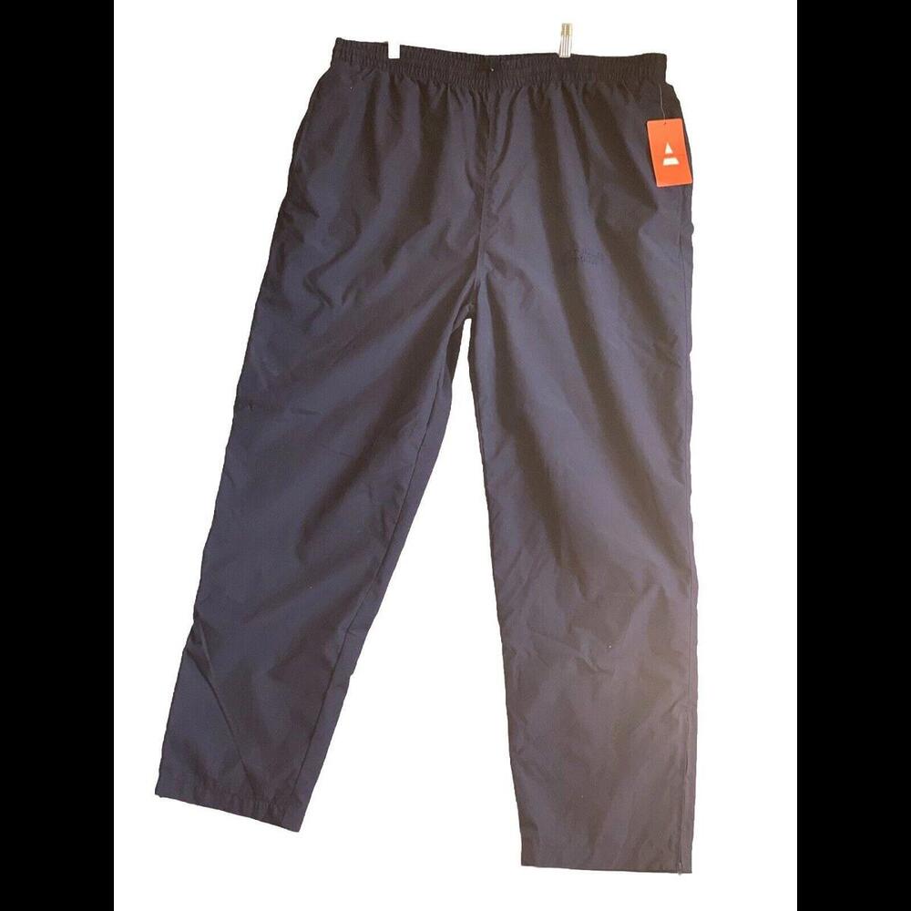 PERRY ELLIS AMERICA ACTIVE - Lined TRACK PANTS Blue Large Vintage